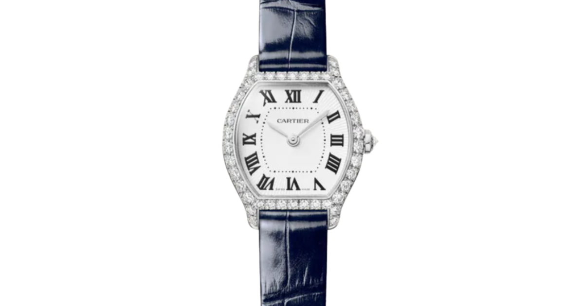 Cartier Tortue Mini White Gold Diamond Paved WJTO0013
