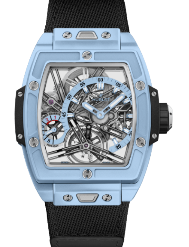Hublot Spirit of Big Bang Tourbillon 5-Day Power Reserve Sky Blue Ceramic 42mm 645.EX.5123.NR