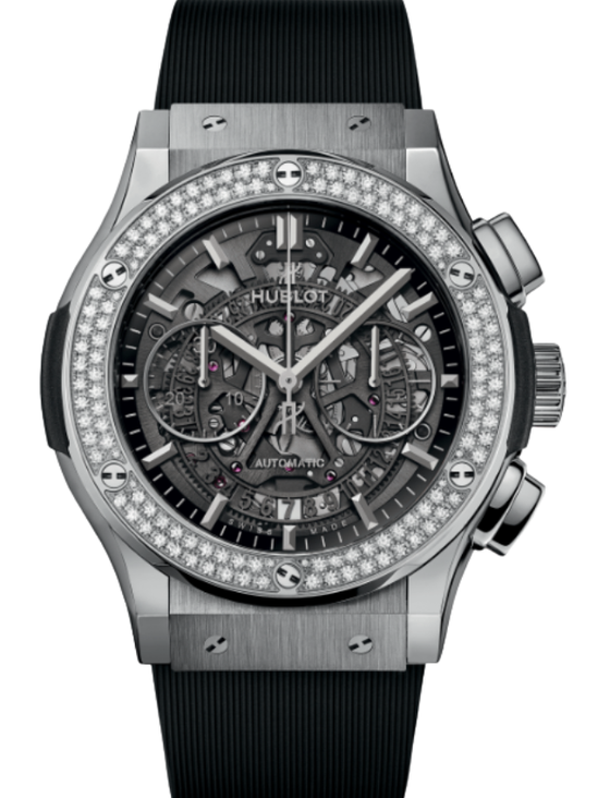 Hublot Classic Fusion Aerofusion Titanium Diamonds 45mm 525.NX.0170.RX.1104