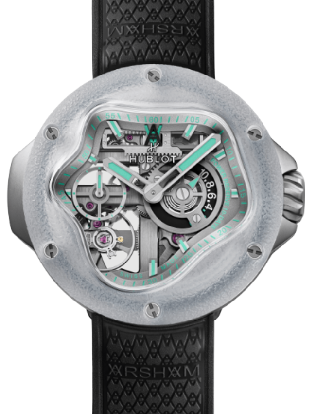 Hublot Exceptional Timepieces MP-17 Meca-10 Arsham Splash Titanium Sapphire 42mm 917.NJ.6909.RX