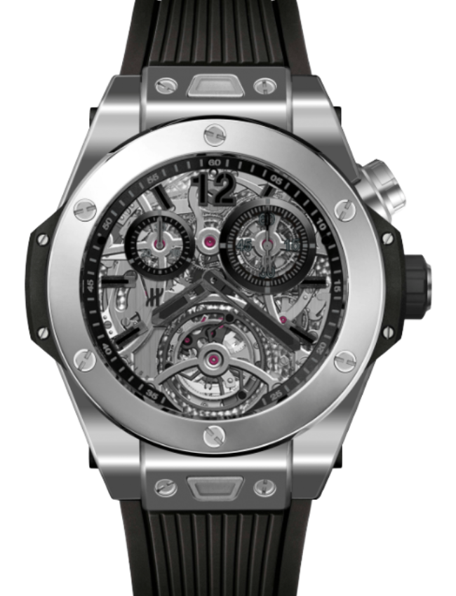 Hublot Big Bang Tourbillon Chronograph Cathedral Minute Repeater Polished Titanium 45mm 404.NS.0110.RX