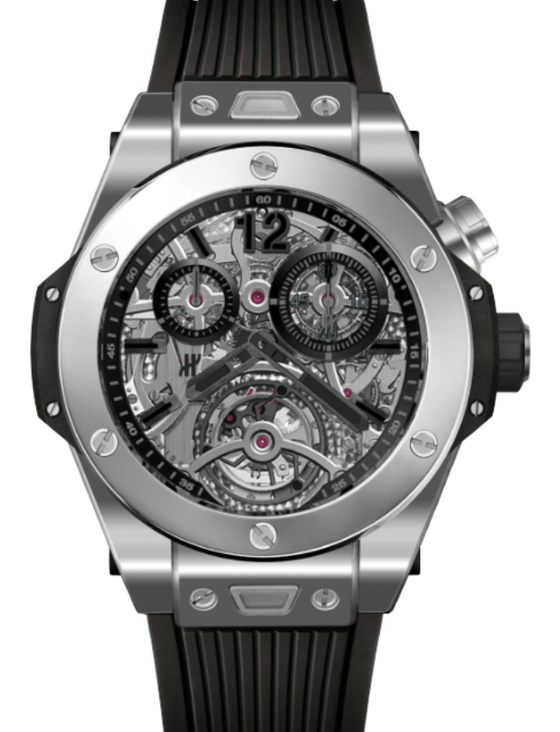 Hublot Big Bang Tourbillon Chronograph Cathedral Minute Repeater Polished Titanium 45mm 404.NS.0110.RX