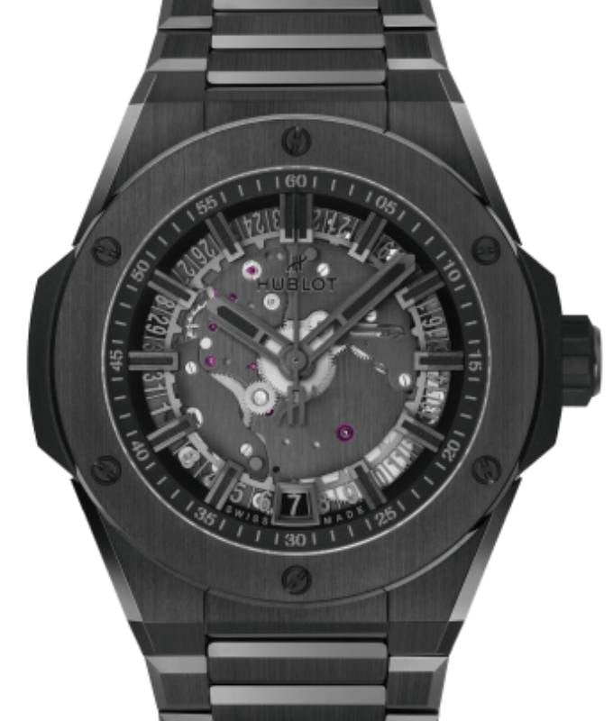 Hublot Big Bang 3-Hands Integral Time Only All Black Ceramic 40mm Black Dial 456.CX.0140.CX