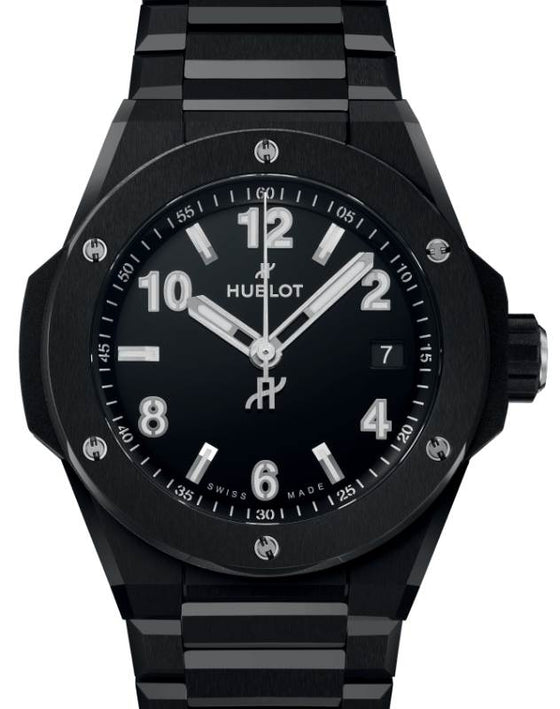 Hublot Big Bang 3-Hands Integrated Time Only Black Magic Ceramic 38mm 457.CX.1270.CX