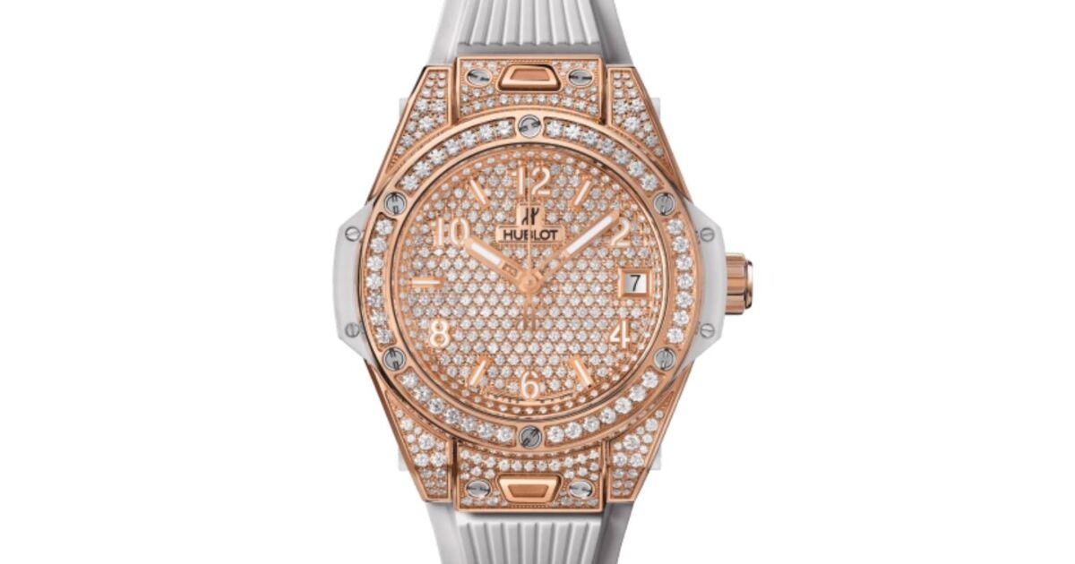 Hublot Big Bang 3-Hands One Click King Gold White Pave 39mm 465.OE.2080.RW.1604 - BRAND NEW