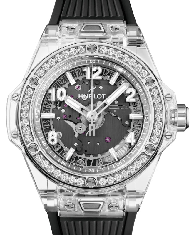 Hublot Big Bang 3-Hands One Click Sapphire Diamonds 39mm 465.JX.4902.RX.1204 - BRAND NEW