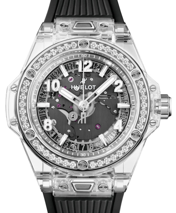Hublot Big Bang 3-Hands One Click Sapphire Diamonds 39mm 465.JX.4902.RX.1204 - BRAND NEW
