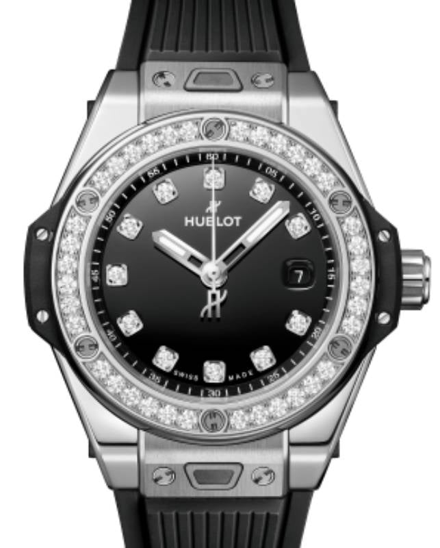 Hublot Big Bang 3-Hands One Click Steel Diamonds 33mm 485.SX.1270.RX.1204 - BRAND NEW