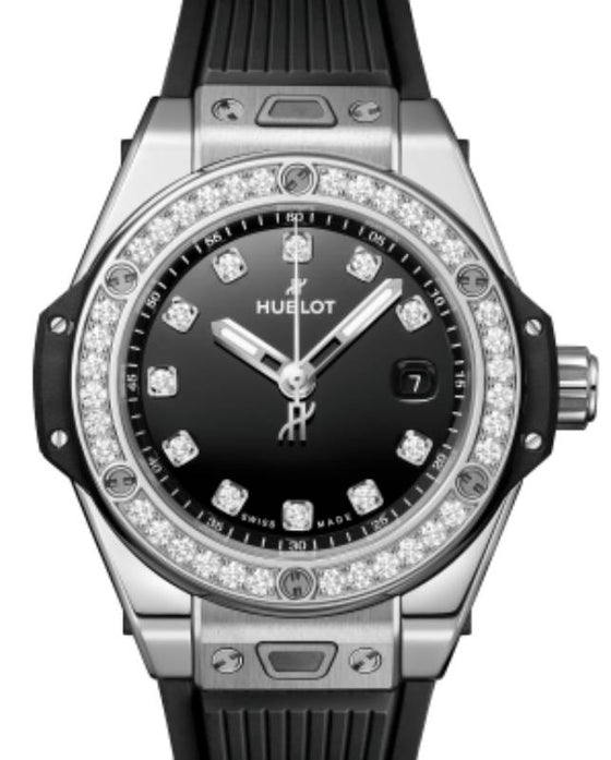 Hublot Big Bang 3-Hands One Click Steel Diamonds 33mm 485.SX.1270.RX.1204 - BRAND NEW