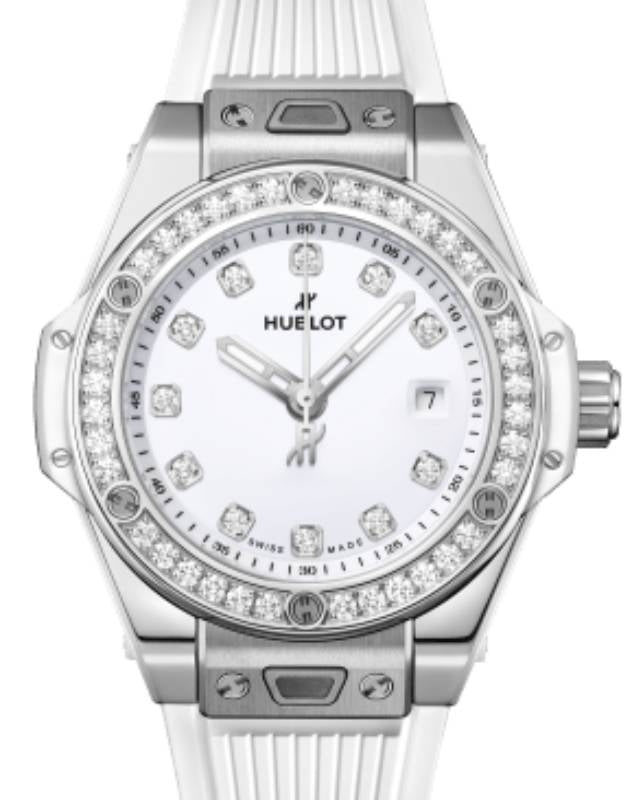 Hublot Big Bang 3-Hands One Click Steel White Diamonds 33mm485.SE.2210.RW.1204 - BRAND NEW