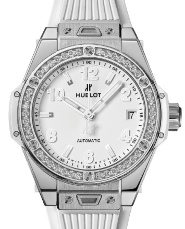 Hublot Big Bang 3-Hands One Click Steel White Diamonds 39mm 465.SE.2010.RW.1204 - BRAND NEW
