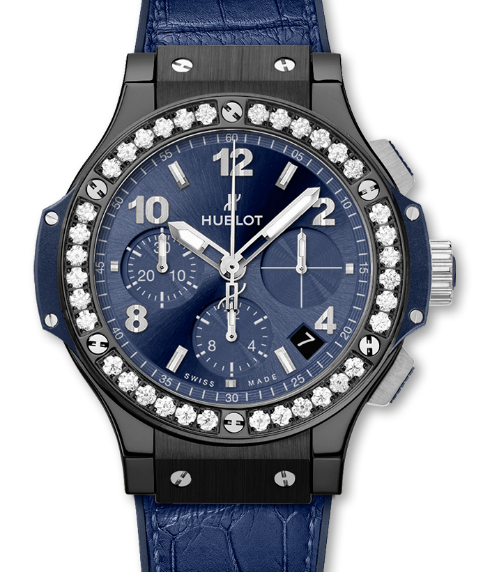 Hublot Big Bang Ceramic Blue Diamonds 41mm 341.CM.7170.LR.1204 - BRAND NEW
