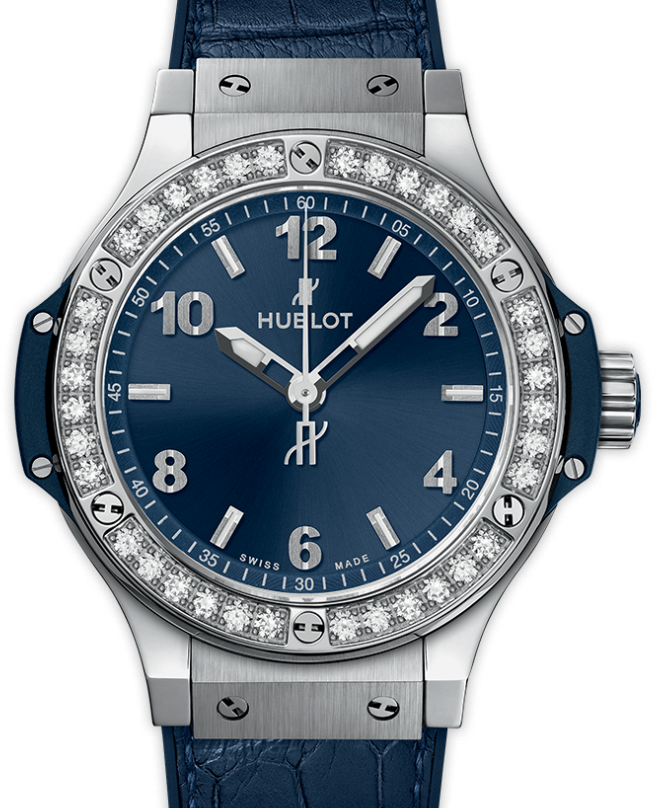 Hublot Big Bang Steel Blue Diamonds 38mm 361.SX.7170.LR.1204 - BRAND NEW