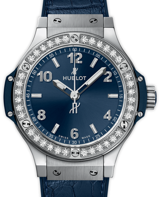 Hublot Big Bang Steel Blue Diamonds 38mm 361.SX.7170.LR.1204 - BRAND NEW