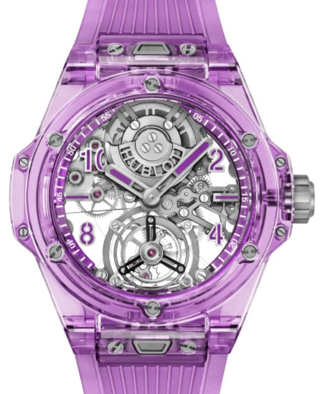 Hublot Big Bang Complications Tourbillon Automatic Purple Sapphire 44mm 429.JM.0120.RT - BRAND NEW