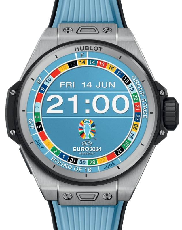 Hublot Big Bang Connected E GEN3 UEFA Euro 2024 Titanium Sky blue 44mm 450.NX.1100.RX.EUR24