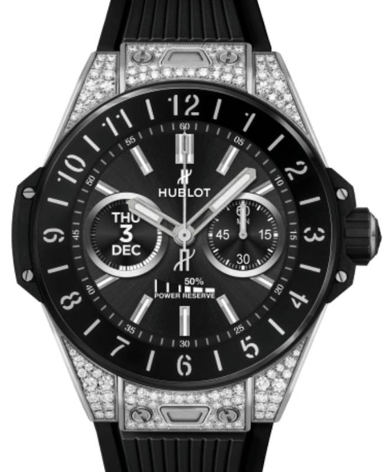Hublot Big Bang Connected E Titanium Diamonds 42mm Black Dial 440.NX.1106.RX.1704