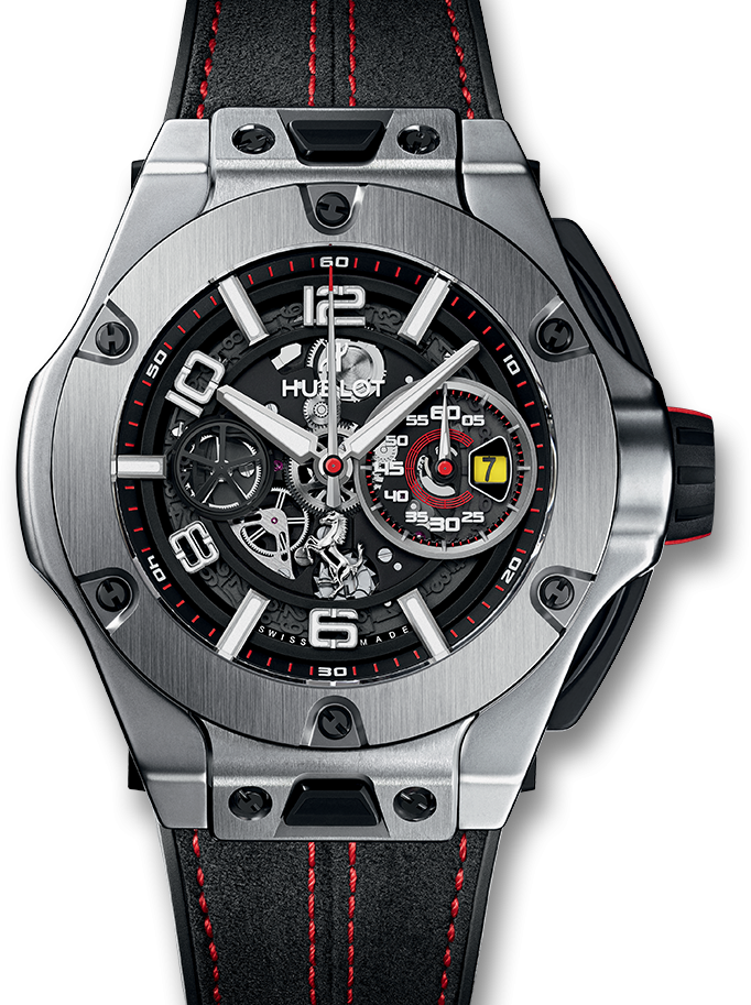 Hublot Big Bang Ferrari Unico Titanium Sapphire 45mm Dial Bezel Rubber Strap 402.NX.0123.WR - BRAND NEW