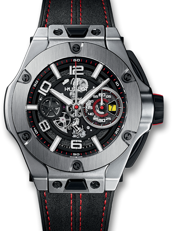 Hublot Big Bang Ferrari Unico Titanium Sapphire 45mm Dial Bezel Rubber Strap 402.NX.0123.WR - BRAND NEW