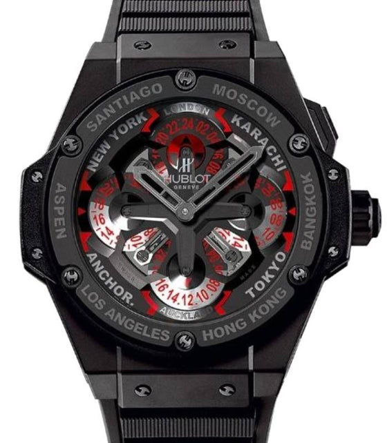 Hublot Big Bang King Power Unico GMT Ceramic 48mm Rubber Strap 771.CI.0170.RX