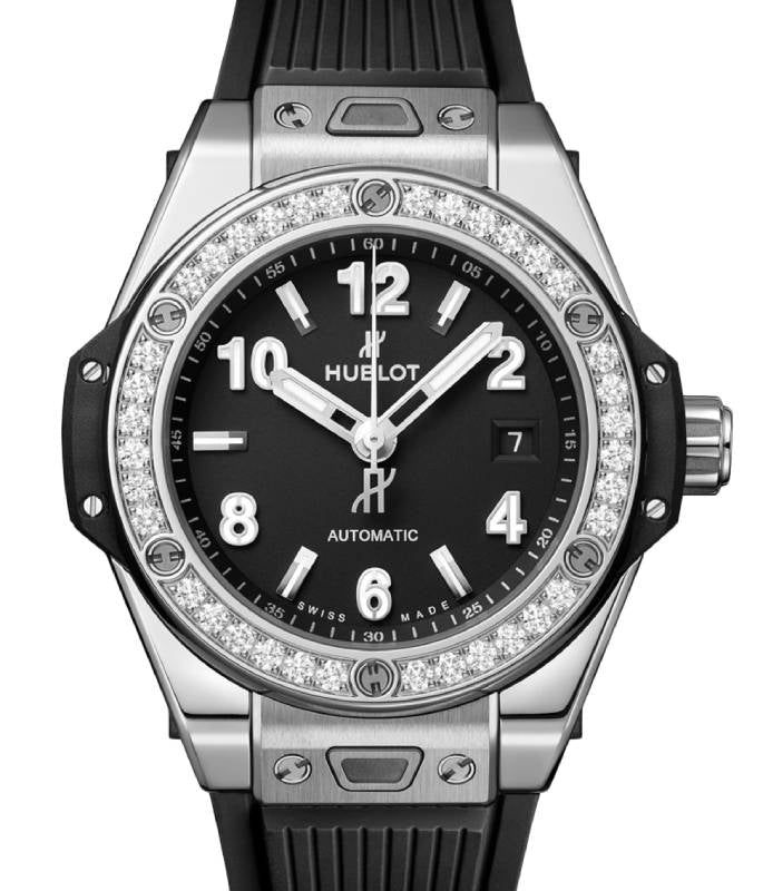 Hublot Big Bang 3-Hands One Click Steel Diamonds 33mm 485.SX.1170.RX.1204 - BRAND NEW