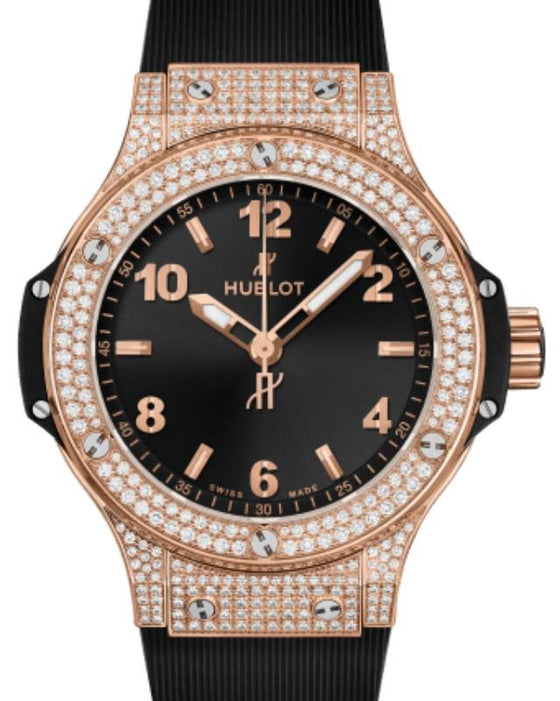 Hublot Big Bang Gold Pave 38 mm 361.PX.1280.RX.1704 - BRAND NEW