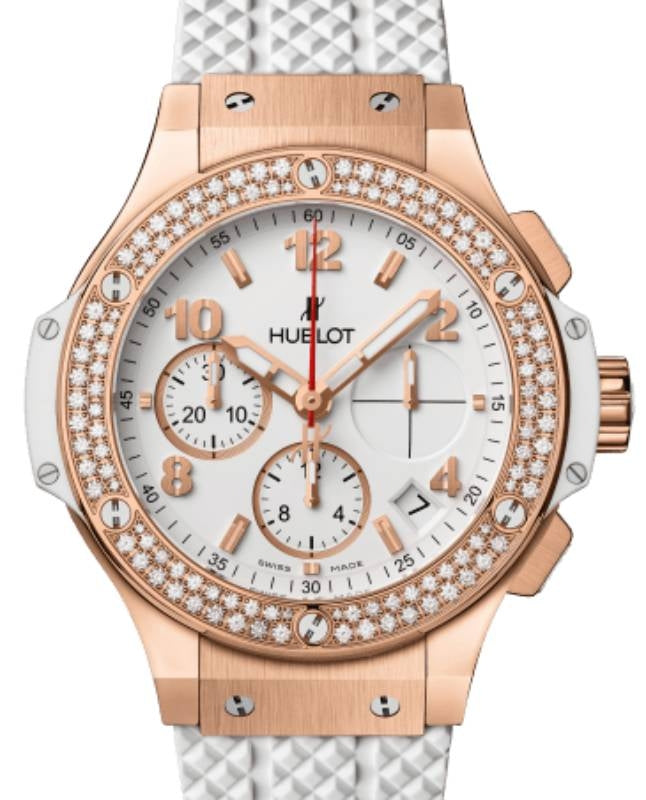 Hublot Big Bang Gold White Diamonds 41mm 341.PE.230.RW.114 - BRAND NEW