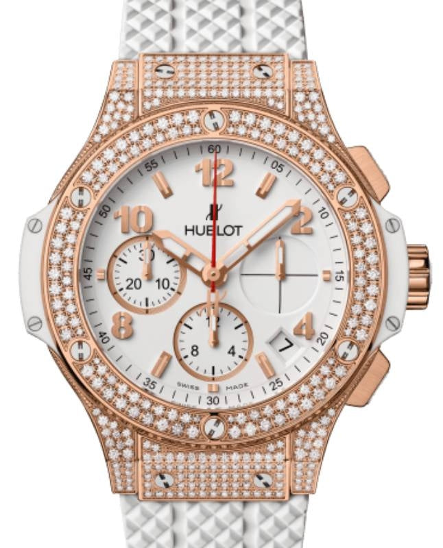 Hublot Big Bang Gold White Pav? 41 mm 341.PE.230.RW.174 - BRAND NEW