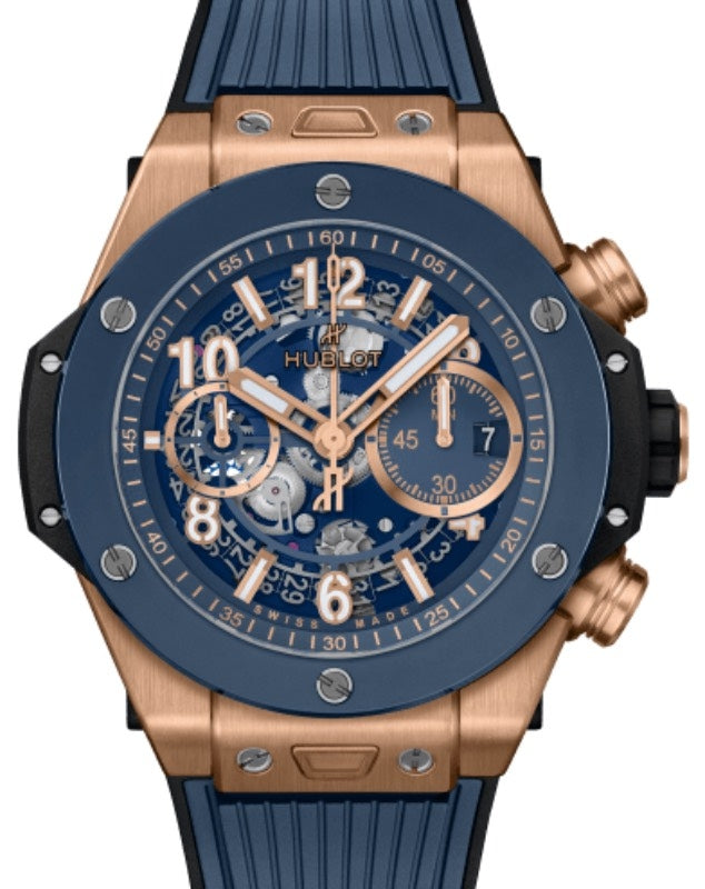 Hublot Big Bang Unico King Gold Blue Ceramic 44mm 421.OL.5180.RX - BRAND NEW