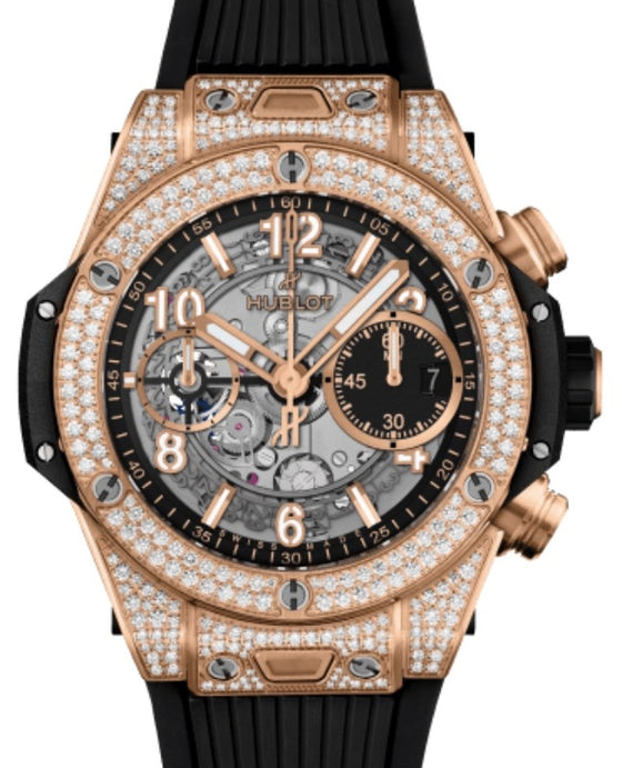 Hublot Big Bang Unico King Gold Pave 42mm 441.OX.1181.RX.1704 - BRAND NEW