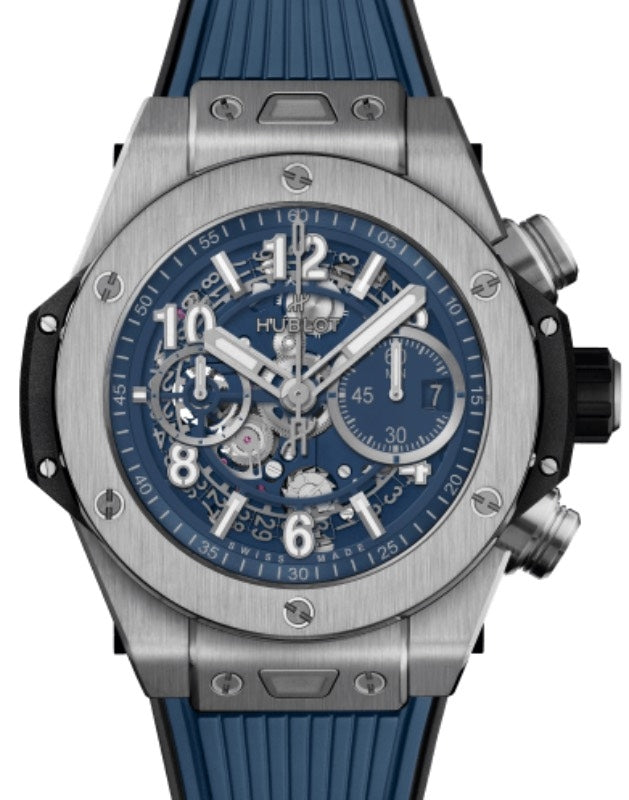 Hublot Big Bang Unico Titanium Blue 44mm 421.NX.5170.RX - BRAND NEW