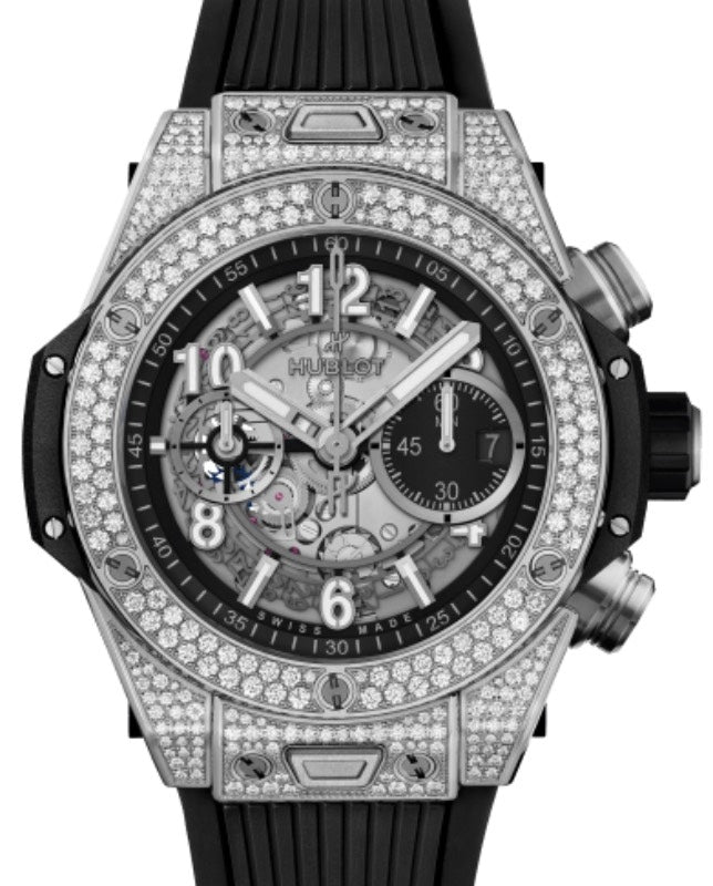 Hublot Big Bang Unico Titanium Pave 44mm 421.NX.1170.RX.1704 - BRAND NEW