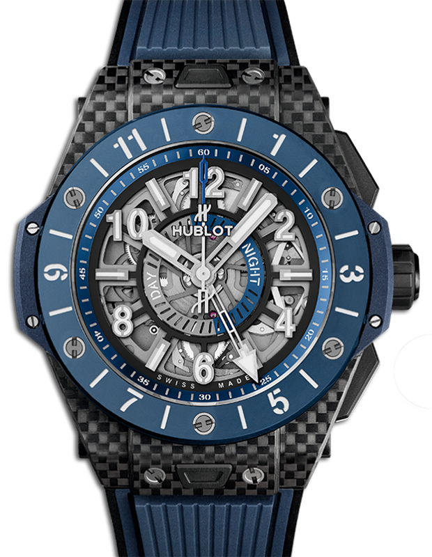 Hublot Big Bang Unico GMT Carbon Blue Ceramic 45mm 471.QL.7127.RX