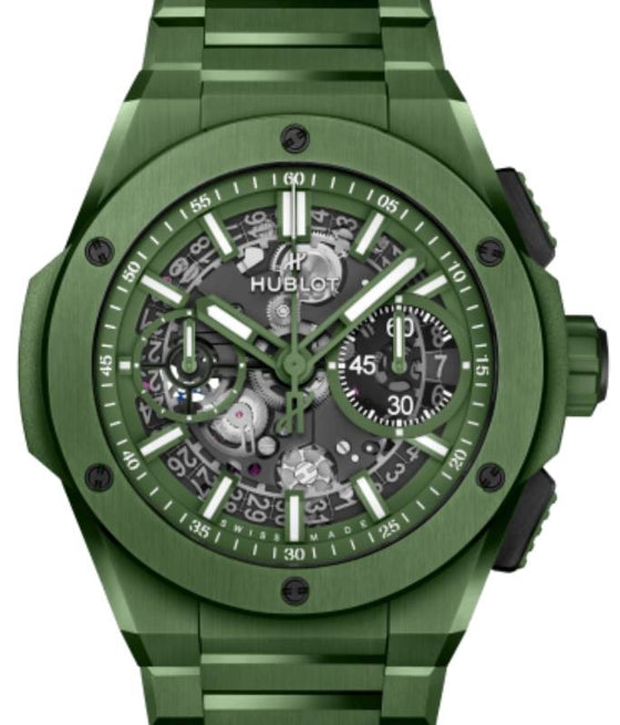 Hublot Big Bang Unico Integrated Green Ceramic 42mm 451.GX.5220.GX - BRAND NEW
