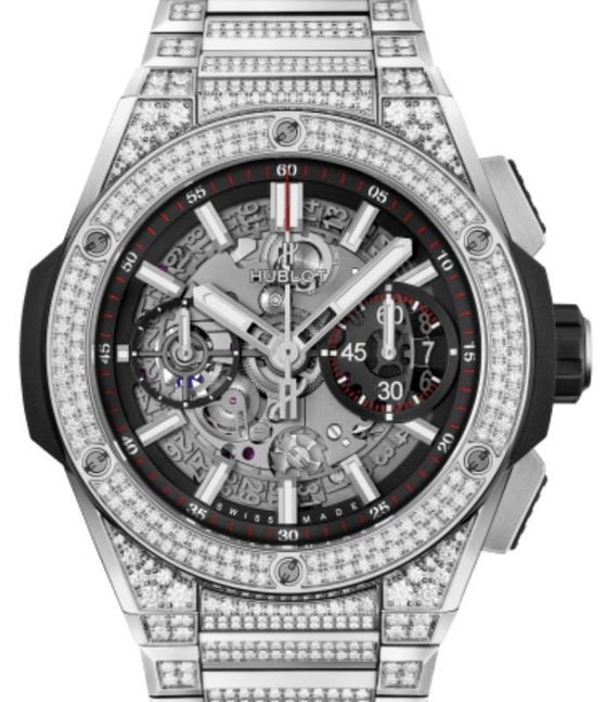 Hublot Big Bang Unico Integrated Titanium Pave 42mm 451.NX.1170.NX.3704 - BRAND NEW