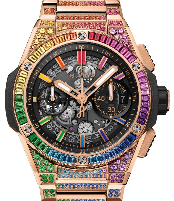 Hublot Big Bang Unico Integrated King Gold Rainbow 451.OX.1180.OX.3999 - BRAND NEW