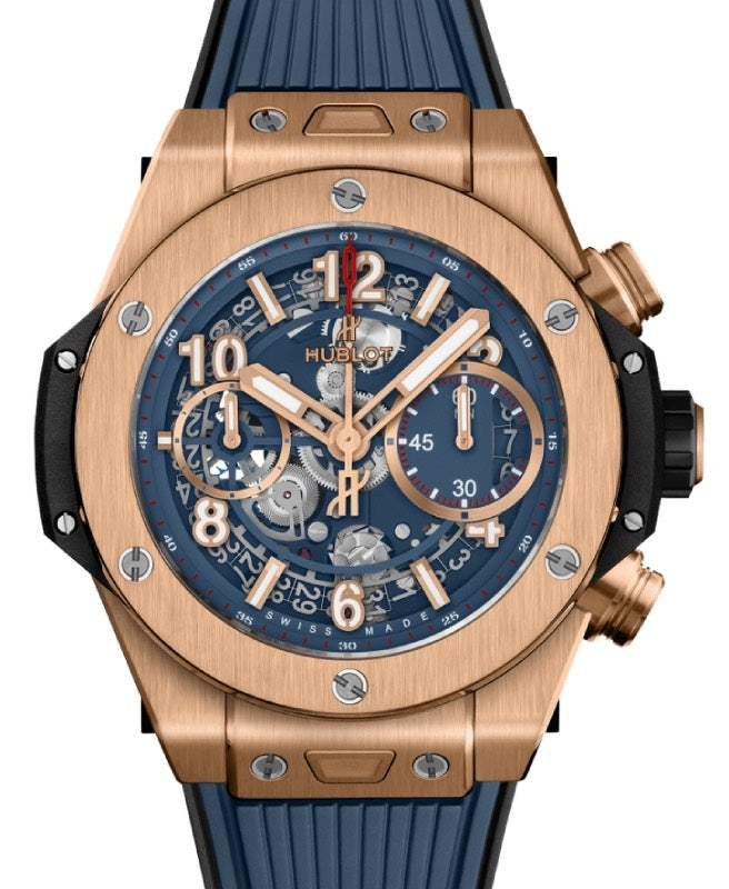 Hublot Big Bang Unico Chronograph King Gold Blue 42mm 441.OX.5189.RX