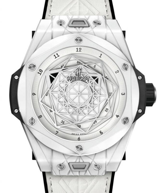 Hublot Big Bang Unico Sang Bleu Ceramic 45mm White Dial 415.HX.2027.VR.MXM19