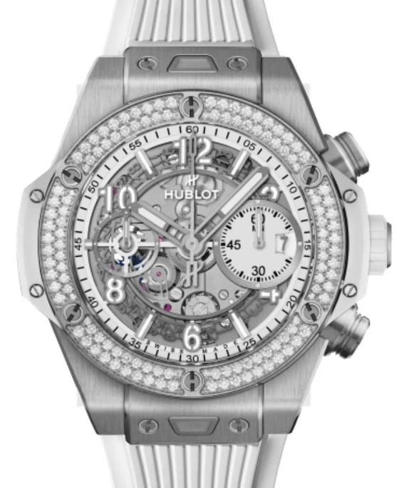 Hublot Big Bang Unico Titanium White Diamonds 42mm 441.NE.2011.RW.1104 - BRAND NEW