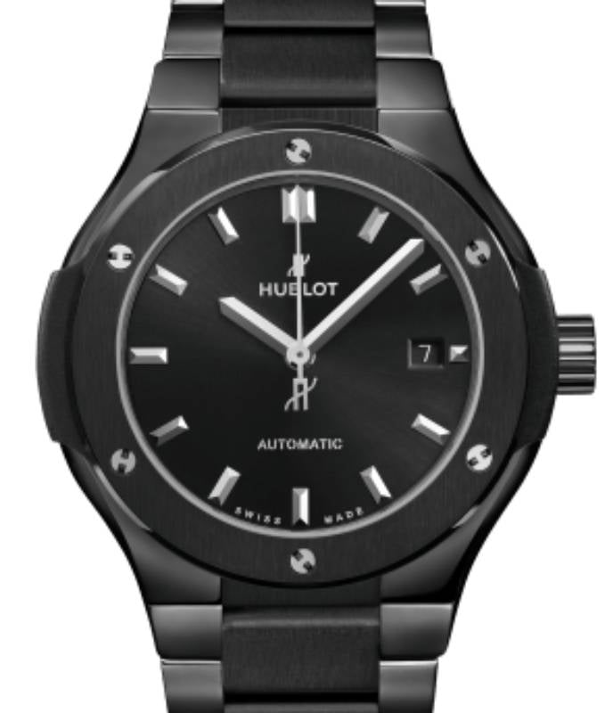 Hublot Classic Fusion 3-Hands Black Magic Bracelet Ceramic 33mm 585.CM.1470.CM - BRAND NEW