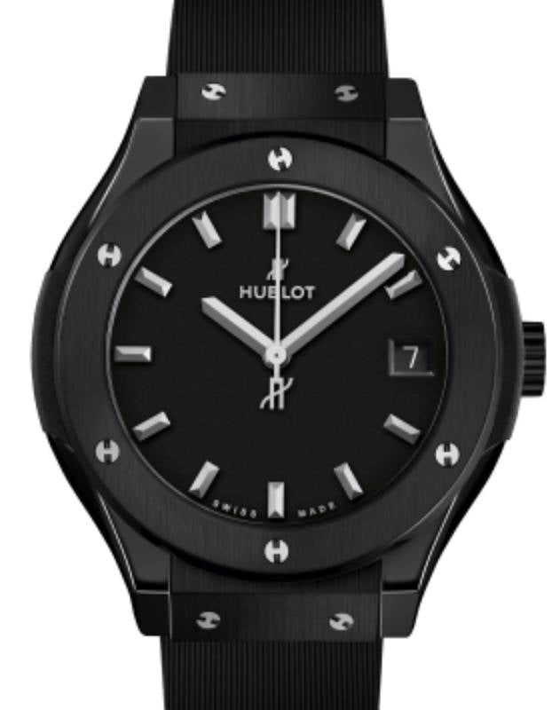 Hublot Classic Fusion 3-Hands Black Magic Ceramic 33mm Quartz 581.CM.1171.RX - BRAND NEW