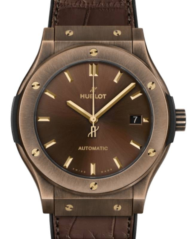 Hublot Classic Fusion 3-Hands Bronze Brown Limited Edition 45mm Brown Dial 511.BZ.3480.LR.ECU21