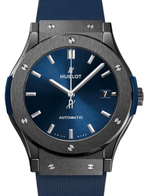 Hublot Classic Fusion Ceramic Blue 45mm 511.CM.7170.RX - BRAND NEW