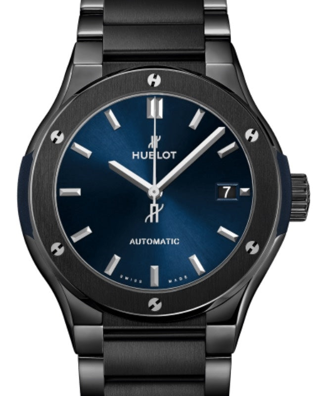 Hublot Classic Fusion Ceramic Blue Bracelet 45mm 510.CM.7170.CM - BRAND NEW