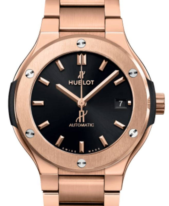 Hublot Classic Fusion 3-Hands King Gold Bracelet 38mm 568.OX.1480.OX - BRAND NEW