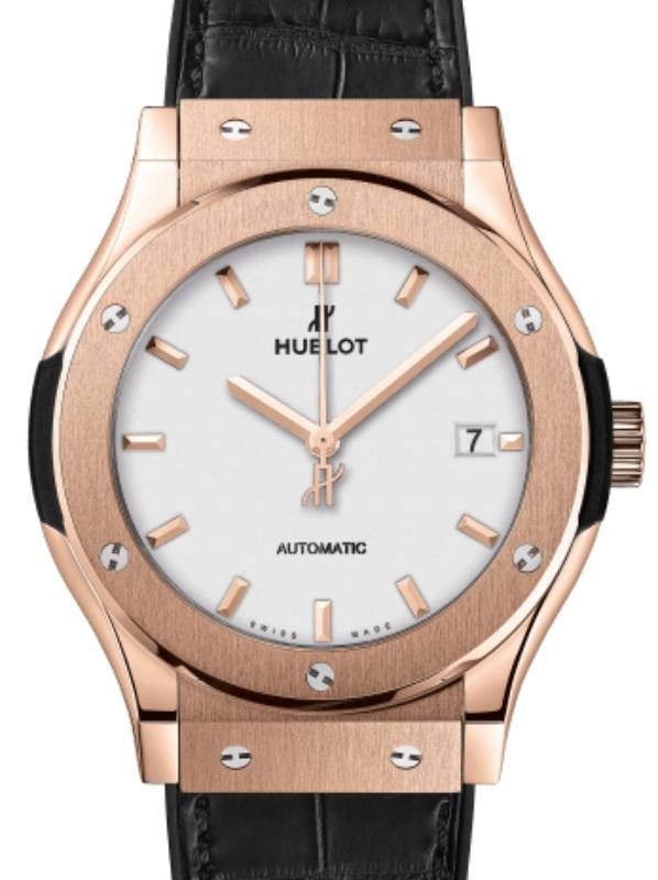 Hublot Classic Fusion 3-Hands King Gold Opalin 42mm 542.OX.2611.LR - BRAND NEW