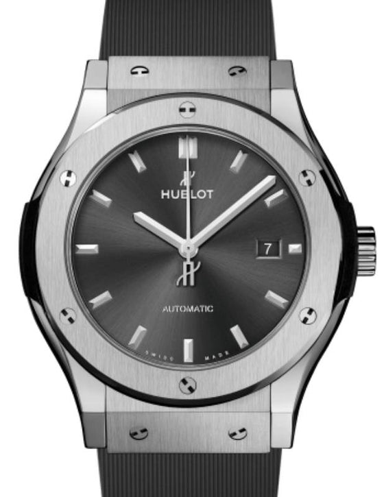Hublot Classic Fusion 3-Hands Racing Grey Titanium 42mm 542.NX.7071.RX - BRAND NEW