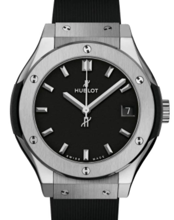 Hublot Classic Fusion 3-Hands Titanium 33mm Quartz 581.NX.1171.RX - BRAND NEW