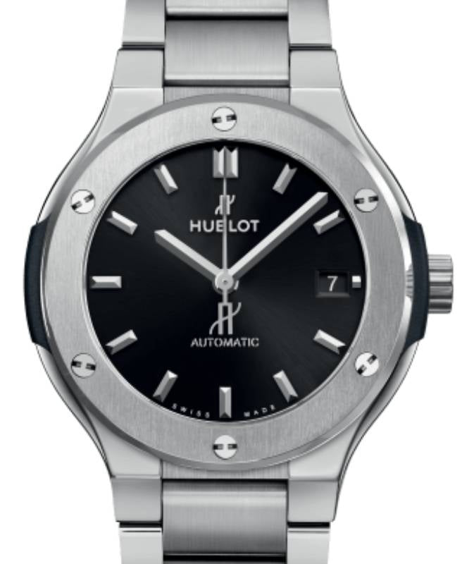 Hublot Classic Fusion 3-Hands Titanium Bracelet 38mm 568.NX.1470.NX - BRAND NEW