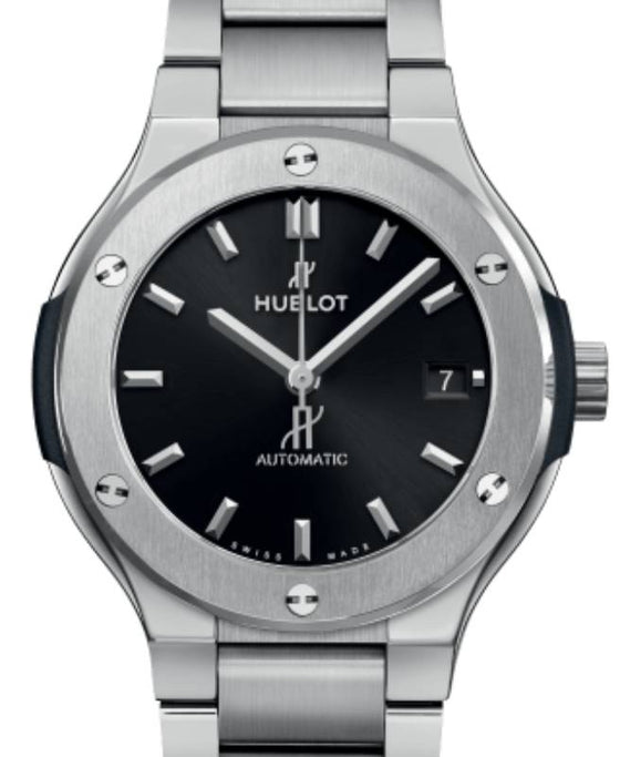 Hublot Classic Fusion 3-Hands Titanium Bracelet 38mm 568.NX.1470.NX - BRAND NEW